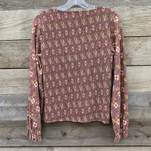 Nation LTD Tee Womens M Bunny Smocked Floral Love Story - Picture 4 of 16